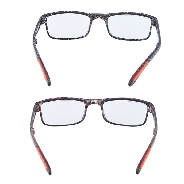Faltbare Lesebrille 2 St&uuml;ck Set, Blaulichtfilter, Testkit, 18,5x3,6x8,3cm image number 3