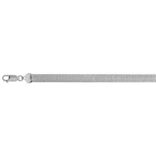 Italienische Fischgrät-Flachkette, 45 cm - 20,30g image number 0