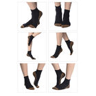 4er-Set Kupfer Socken, Größe L/XL, Länge 30 cm, Schwarz, Weiß, Hellgrau, Beige image number 4