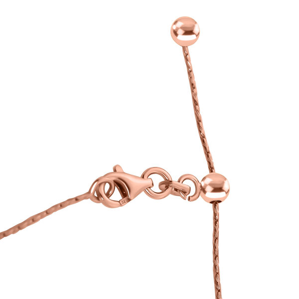 925 Silber ros&eacute;vergoldet Kette ca. 60 cm ca. 2,84g image number 4