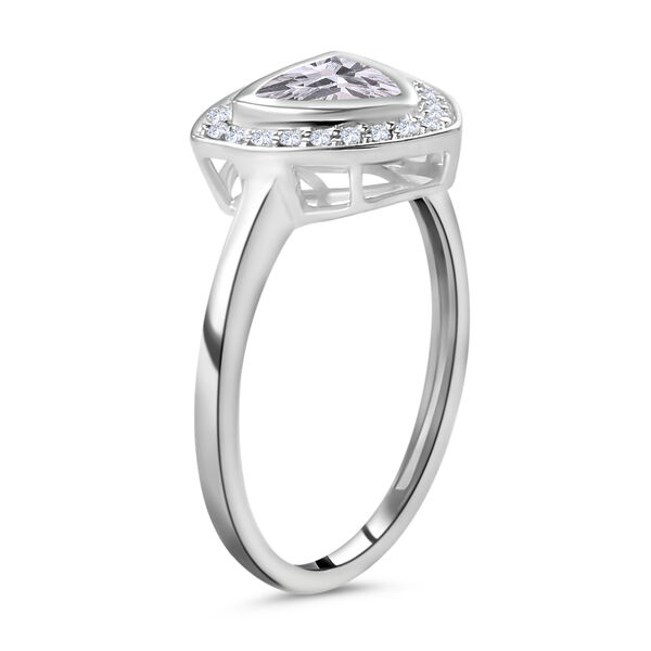 LUSTRO STELLA - wei&szlig;er Zirkonia-Ring, 925 Silber  ca. 1,58 ct image number 3