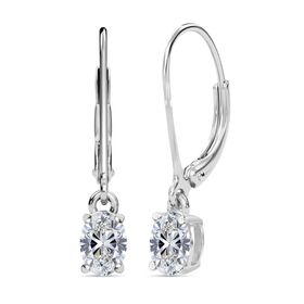 LUXURIANT DIAMOND - Lab Grown Diamant VS-EF SGL zertifiziert Ohrringe 925 Silber rhodiniert (10-15 Werktage Lieferzeit) ca. 1.00 ct