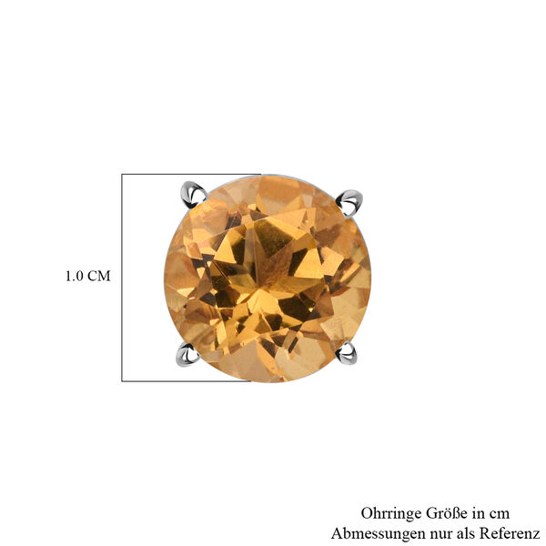 Citrin-Ohrringe, 925 Silber ca. 5.64 ct image number 4