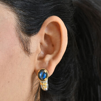 EverTrue AAA Labradorit Ohrringe - 10,11 ct.