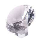 Diamantschliff weißer Glaskristall mit Ständer in Geschenkbox image number 1