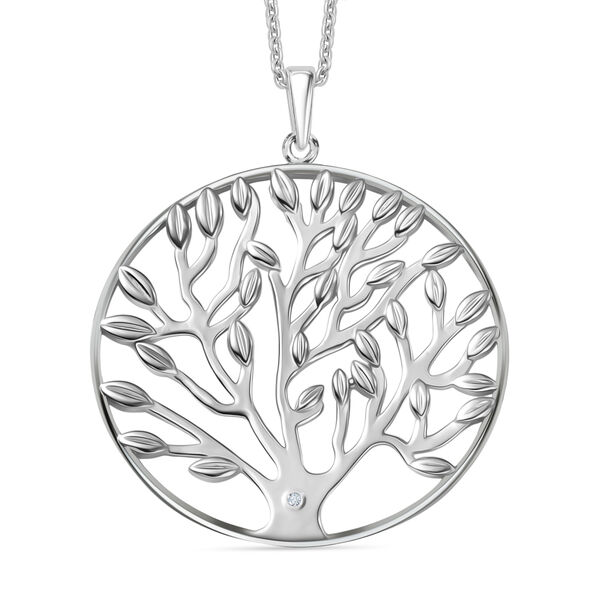 EVER TRUE Weißer Diamant Schmuckset ca. 50 cm ca. image number 0