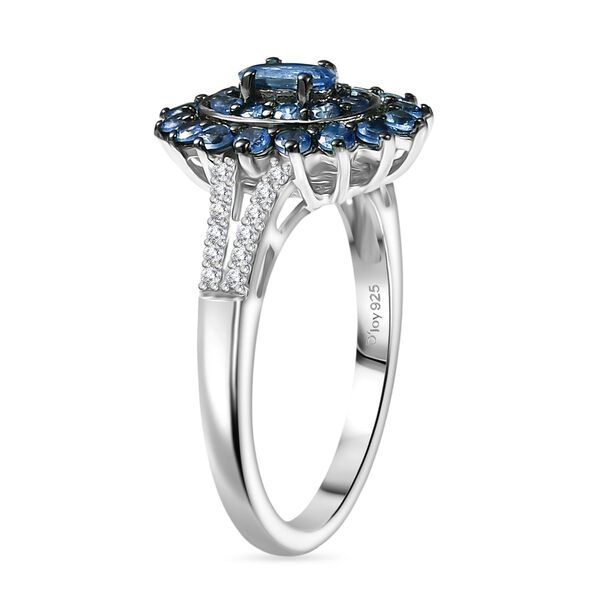 D'Joy AA Ceylon Saphir und Zirkon Ring - 1,23 ct. image number 5