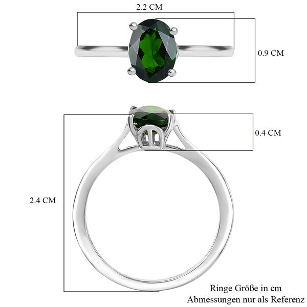 D'Joy nat&uuml;rlicher Chromdiopsid Ring - 1,28 ct. image number 6