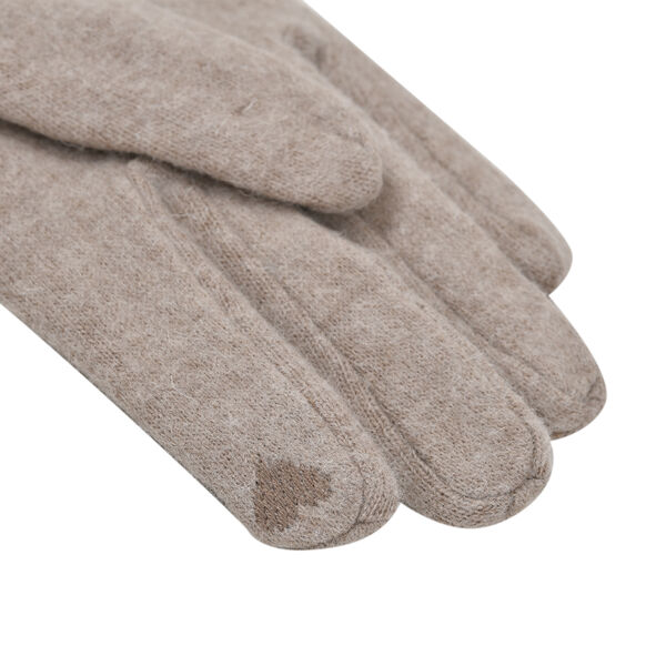 LA MAREY - Kaschmirwolle Handschuhe mit Schnalle, Gr&ouml;&szlig;e 23x9 cm, Beige image number 4