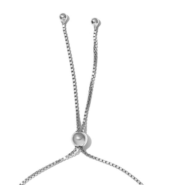 Elite Shungit Bolo Armband ca. 16-26 cm 925 Silber platiniert ca. 2,69 ct image number 4