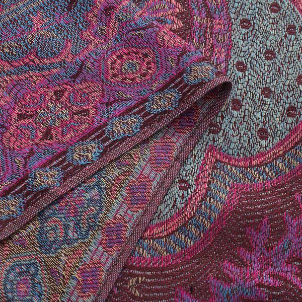 Paisley Schal in lila image number 4