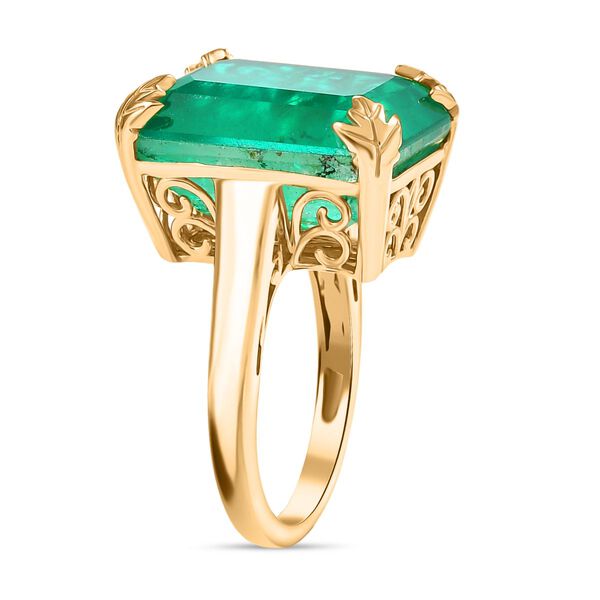 D'Joy Smaragd Triplett Quarz Ring - 18,56 ct. image number 5