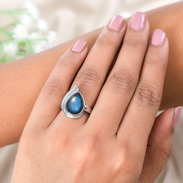 AAA Labradorit Ring - 5,83 ct. image number 3