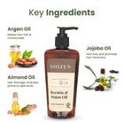 SHIZEN - Keratin und Arganöl Shampoo für gesundes und glänzendes Haar (200ml), 100% Bio image number 5