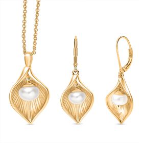 Süßwasserperle Schmuckset