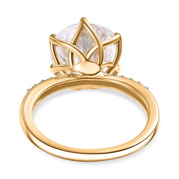 Moissanit Ring, ca. 4,78 ct. image number 5