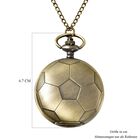 Strada - Taschenuhr im Fußball Design, Japanisches Uhrwerk, bronzefarben image number 5