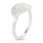 LUSTRO STELLA Weißer Zirkonia Ring 925 Silber  ca. 0,79 ct image number 4