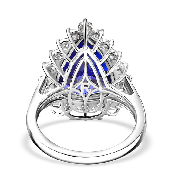 RHAPSODY AAAA Tansanit und VS Diamant Ring in 950 Platin - 11,34 ct. image number 5