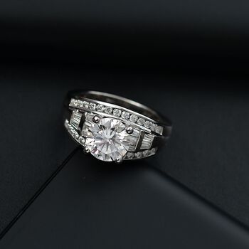 Moissanit Ring - 2,55 ct.