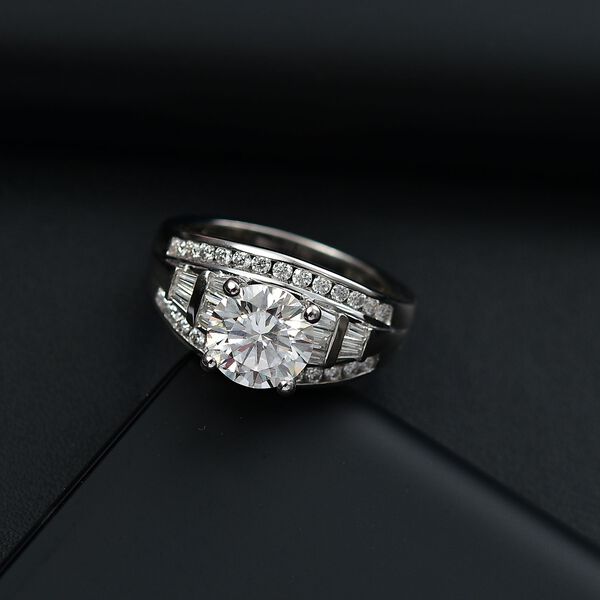 Moissanit Ring - 2,55 ct. image number 2