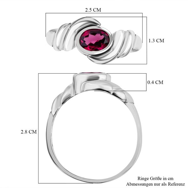 Royal Bali Kollektion- Rhodolith Granat Ring - 1,50 ct. image number 5