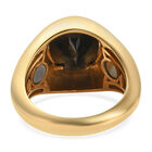 Elite Shungit Ring Messing IP-Gold  ca. 3,19 ct image number 5