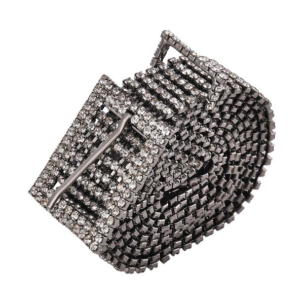 Kristall G&uuml;rtel, Schwarz