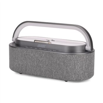 Kabelloser tragbarer Lautsprecher, 23,5&times;9,3&times;11,3cm, grau