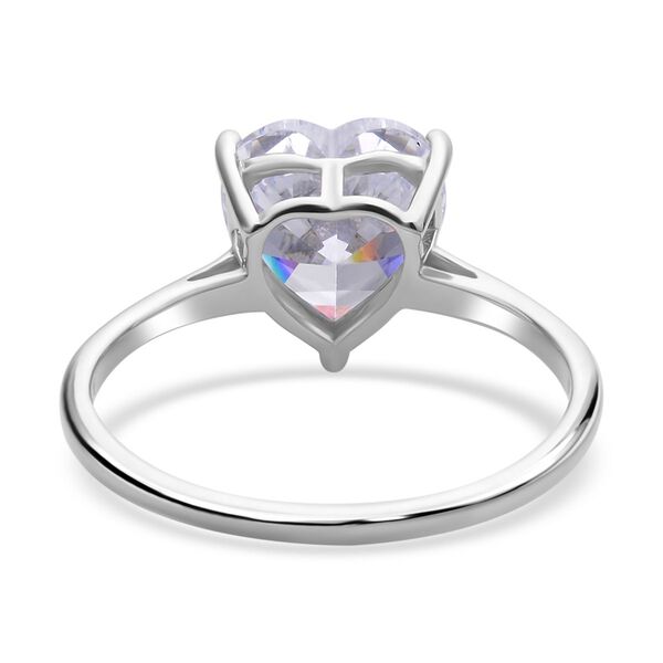 Herz-Zirkonia-Ring - 5,65 Karat. image number 5