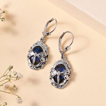 AAA Labradorit Ohrringe - 8,50 ct.