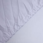 SERENITY NIGHT: 3er-Set - Bettdecke und 2 Kissenbezüge, Blumenmuster, Grau und Weiß image number 5