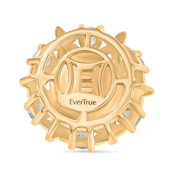 Süßwasser Perle (9.5 mm), Weißer Zirkon Anhänger, Messing image number 5