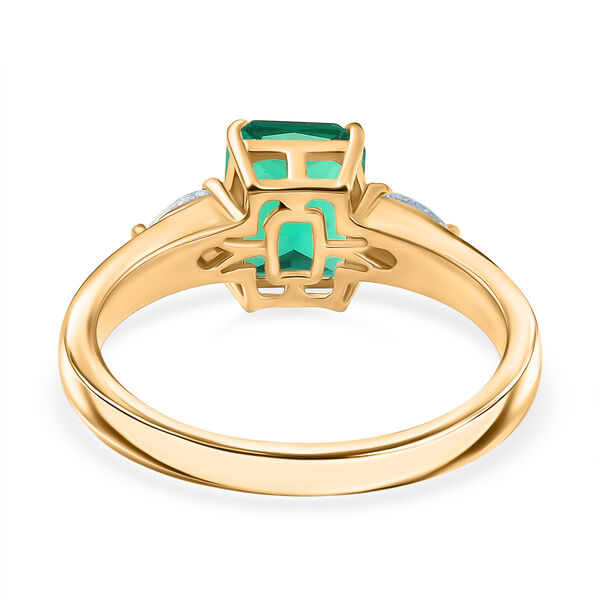 LUXURIANT Labor kolumbianischer Smaragd und VS Labor Diamant Ring - 1,69 ct. image number 6