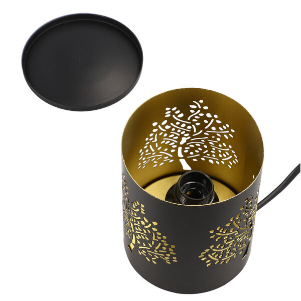 Aromatherapie, Handgefertige Eisen Lampe &auml;therischem &Ouml;l, 5ml, Lebensbaum Muster image number 5