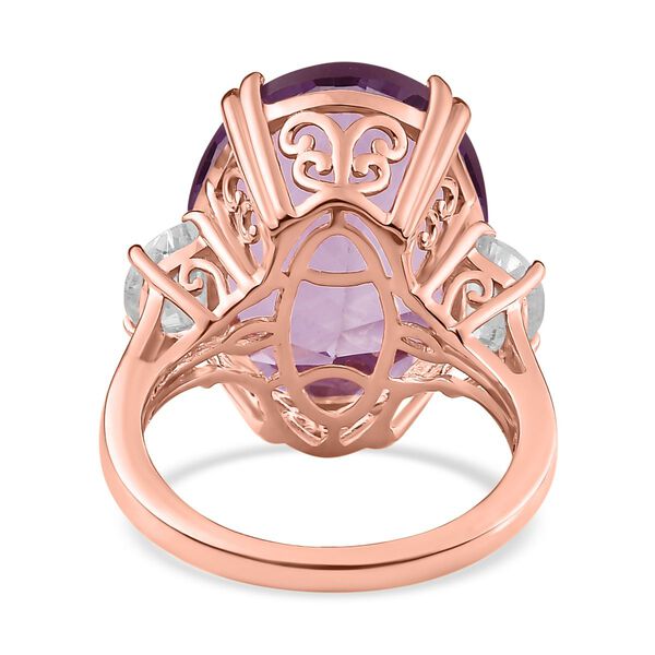 Rose De France Amethyst und Topas Ring - 16,61 ct. image number 6