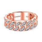 LUXURIANT DIAMOND - Lab Grown Diamant SI Ring 925 Silber (Größe 18.00) ca. 0.24 ct