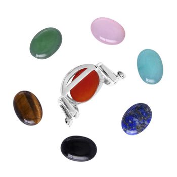 EVER TRUE schlichte Solit&auml;r-Edelstein-Halskette in Silberton