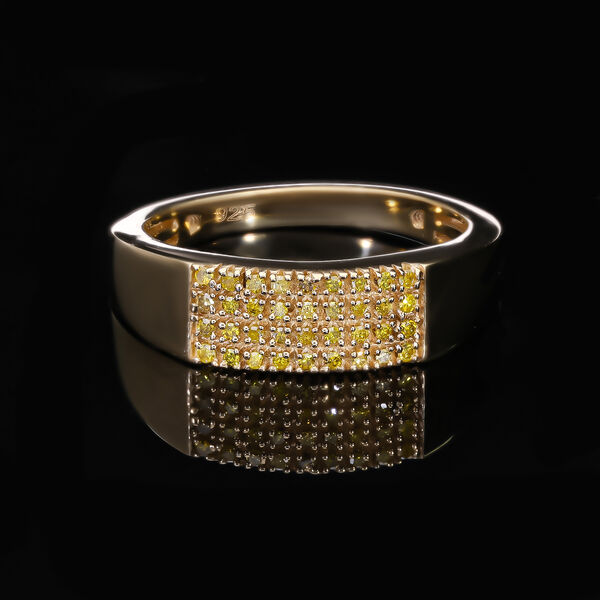 Gelber Diamant-Ring - 0,20 ct. image number 7