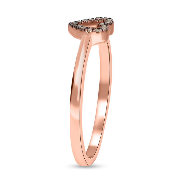 Natürlicher Champagner Diamant-Ring - 0,07 ct. image number 3