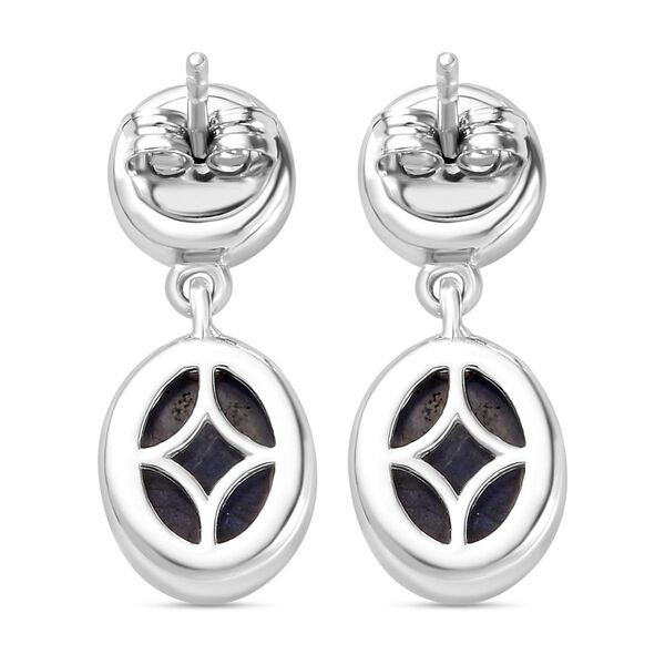 AAA Labradorit Ohrringe 925 Silber rhodiniert ca. 6.38 ct image number 6