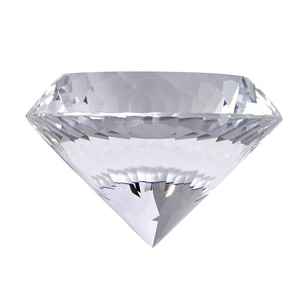 The 5th Season - Kristallglas-Diamant, 8x5.5cm, Wei&szlig; image number 3