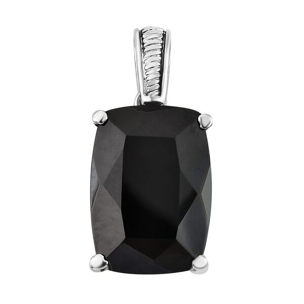 4er-Set, Schwarzer Spinell-Armband, Ring, Ohrstecker und Anh&auml;nger - 44,31 ct. image number 6