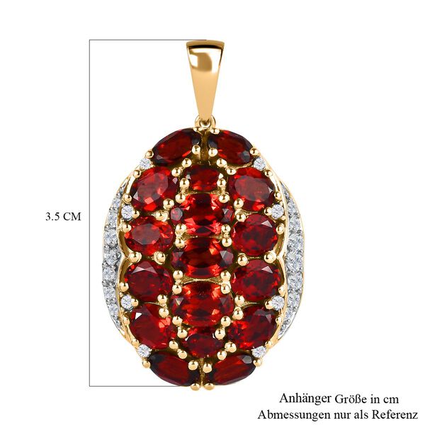 Mosambik Granat und Zirkon Anhänger - 6,54 ct. image number 6
