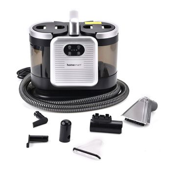 HOMESMART Tragbarer Teppich- und Polsterreiniger mit starker Saugkraft, 40x26x32 cm, Grau