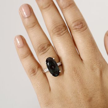 Alexandrit Triplett Quarz und Zirkon Ring - 9,71 ct.