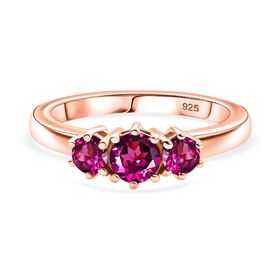 AAA Radiant Ember Granat Ring - 0,92 ct.