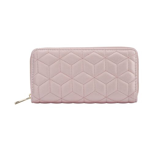 Brieftasche aus Kunstleder, Rosa image number 0