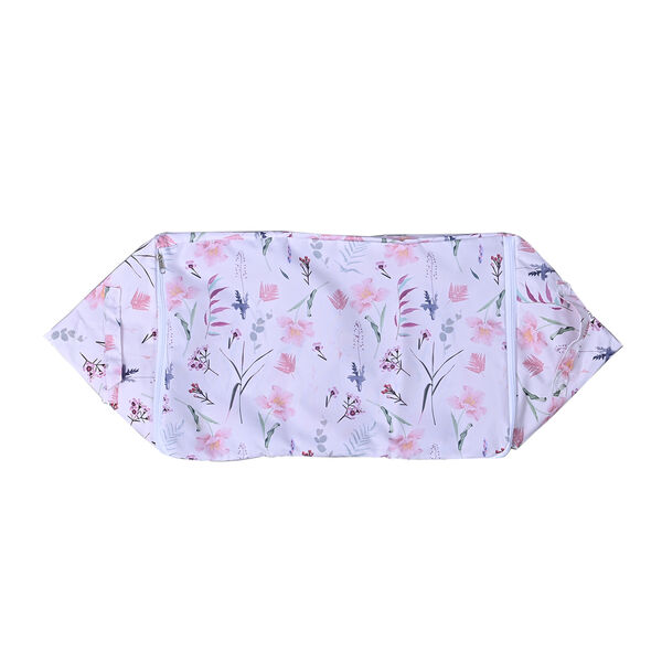 Serenity Night: Fenster-Aufbewahrungstasche, 60x37x37, wei&szlig; und rosa image number 3