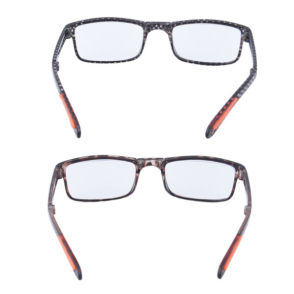 2er-Set faltbare Brille mit Blaulicht-Filter (+2,00) image number 3